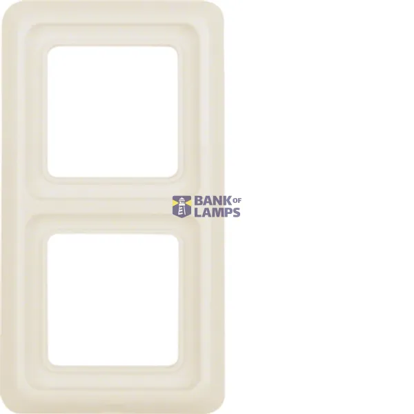 Double frame with seal WG UP IP44, glossy white image 1