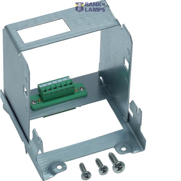 Device carrier LV with DIN adapter and 6-pole plug-connection, type LV image 1