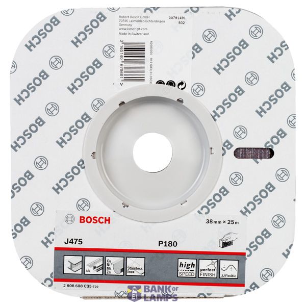 J475 cloth sanding roll 38 mm x 25 m, 180 image 1