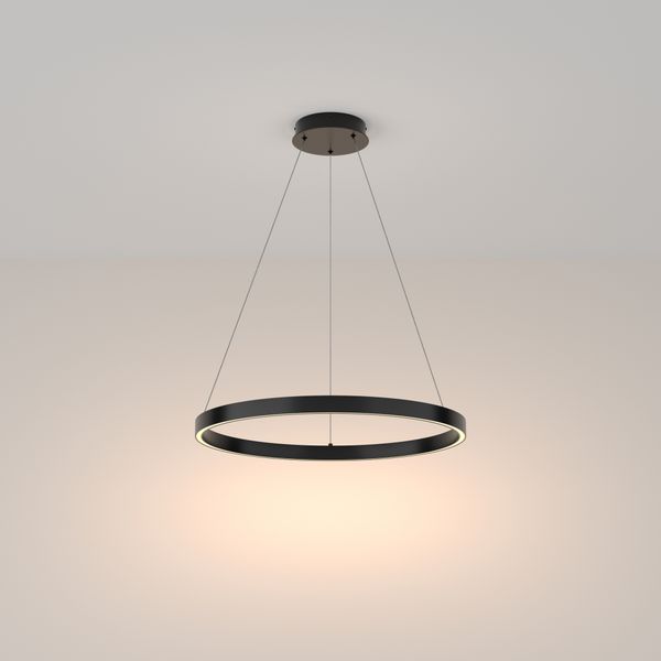 Modern Rim Pendant lamp Black image 1