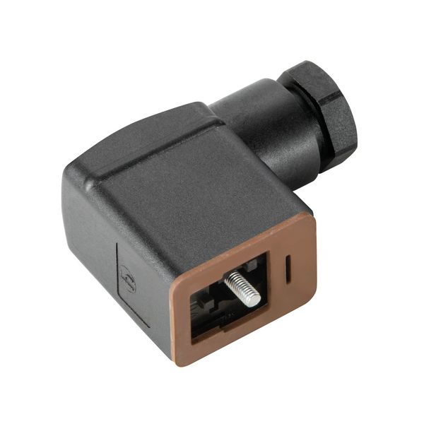 Valve plug-in connector (field assembled), Number of poles: 3, Industrial design B (11 mm), Without circuitry, 250 V, 0.34...1.5 mm² image 2