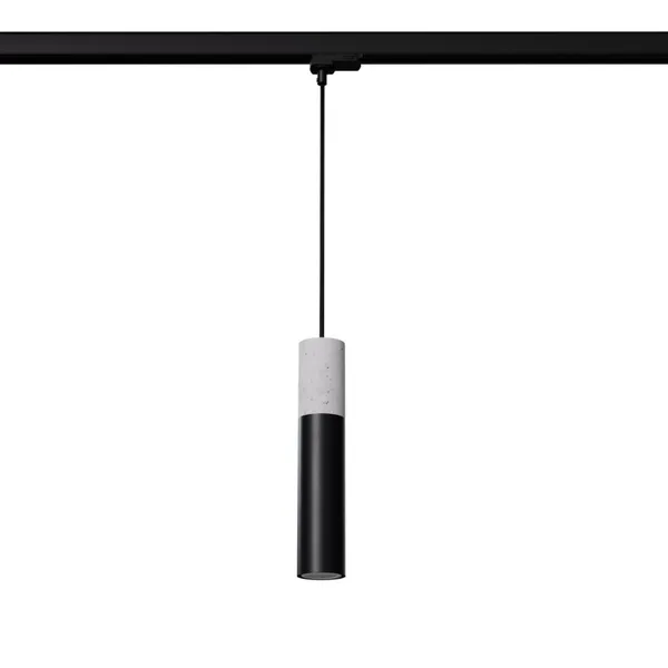 HANGING LAMP 3 PHASE BORGIO BLACK GU10 3000K 7W 510LM image 1