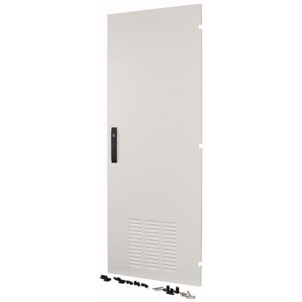 XTSZDSKV4R-H2000W300 Section door, ventilated IP42, hinges right, HxW = 2000 x 300mm, grey image 1