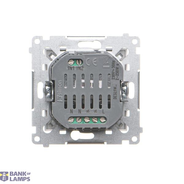 Single IEC antenna socket - male terminal, (module), Simon 24, IP20, black matt image 1