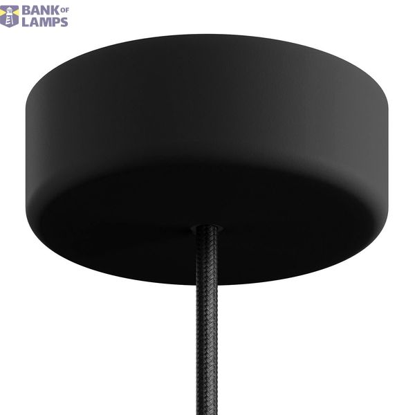 EIVA Cylindrical outdoor ceiling rose kit IP65 - in soft touch silicone for Modulair System image 1