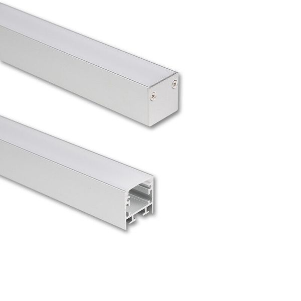 Attached PCA aluminum profile, 25x25mm, image 1