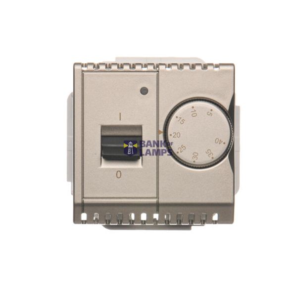 Temperature regulator with inner detector, satin, metallized image 1