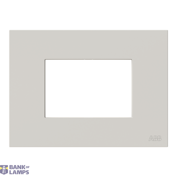 Frame - 1-gang / 3-modules - ABB logo - Dune image 1
