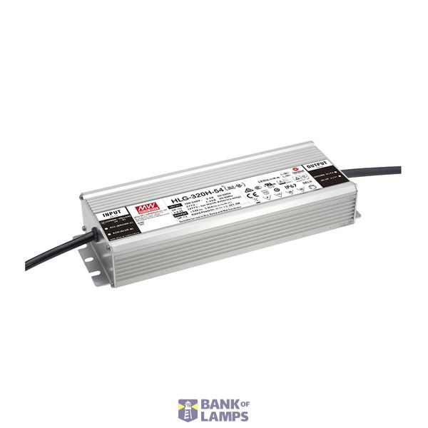HLG-320H-36A LED driver, IP65 320W, 36V, 8.9A CV+CC, MEAN WELL image 1