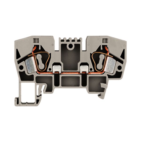 Spring clamp terminal 6 mmý, type YBK 6 grey image 1