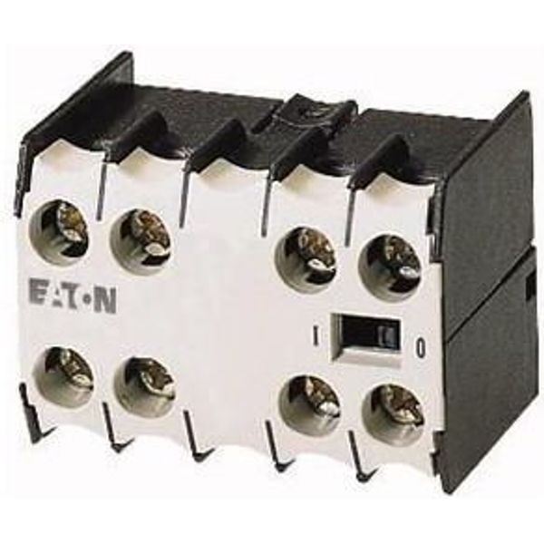 22DILEM Auxiliary contact module, 4 pole, 2 N/O, 2 NC, Front fixing, Screw terminals, DILE(E)M image 1