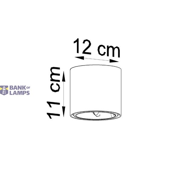 SPOT TIUBE GREY GU10 1X40W IP20 image 3