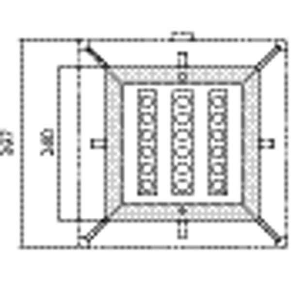 STEEL SQUARE 2818LED 20W ELL10X45Â° 3000K image 9