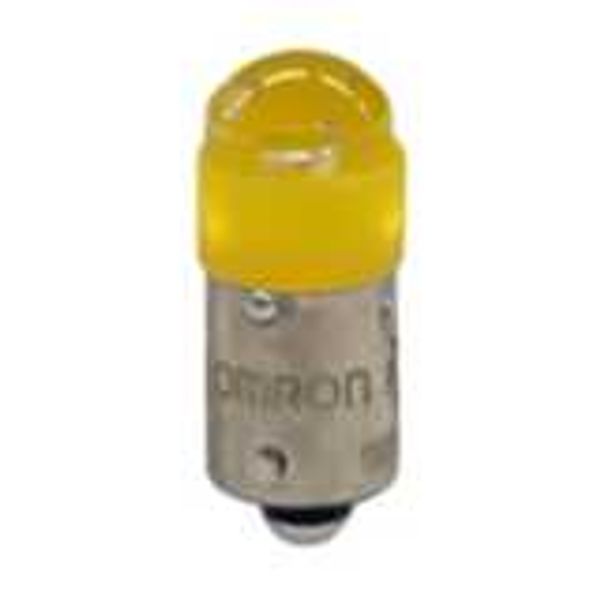 Pushbutton accessory A22NZ, Yellow LED Lamp 6 VDC image 2