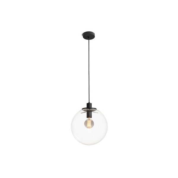 BOULDER 30 pendant clear glass/black 230V LED E27 15W image 1