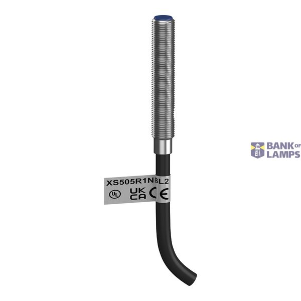 miniature inductive sensor cylindrical M5 Sn 0.8 mm cable 2m (CT à 50  image 1