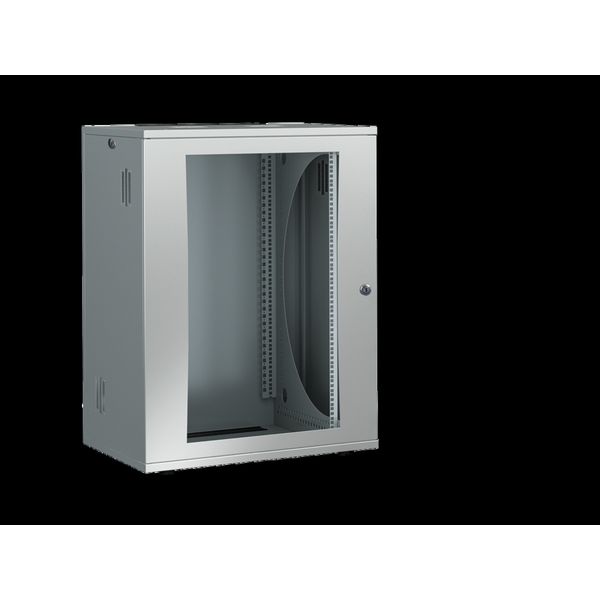 DK FlatBox, WHD: 700x1025x700 mm, 21 U, with 482.6 mm (19") mounting frame image 2