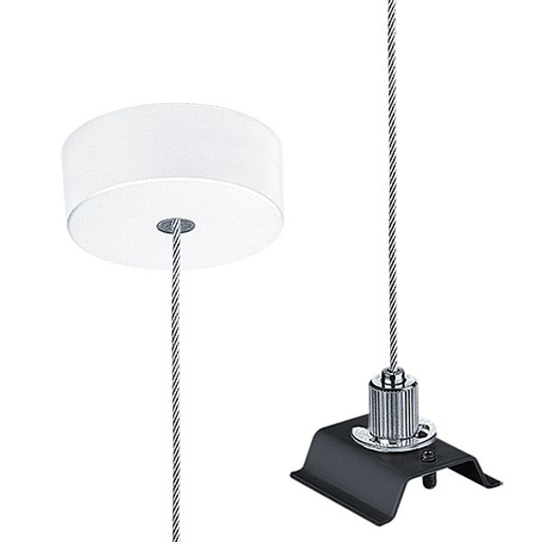 SLOIN slim ASI2 E-L BK/WH - Cord suspension incl. ceiling rose image 1