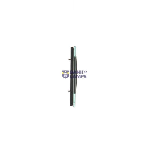 Bell push button with indicator light, LED not replaceable Color: blue, (module), 10AX, quick connection, black matt image 1