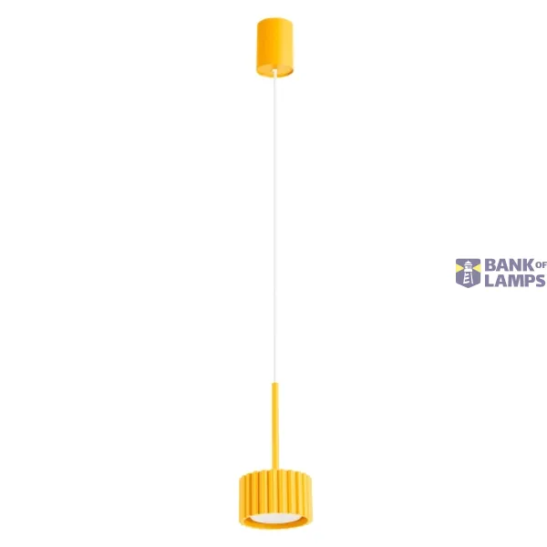 Pendant lamp AURA 1 yellow Gx53 image 1