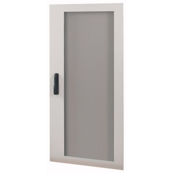 BPZ-DMT-600/12-R-P Transparent door (sheet metal), 3-point locking mechanism with clip-down handle, right-hinged, IP55, HxW=1230x570mm image 1