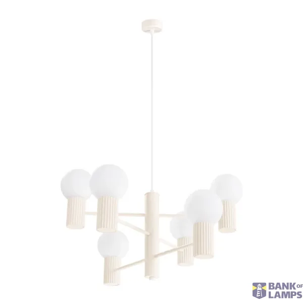Chandelier HALO 6 beige image 1