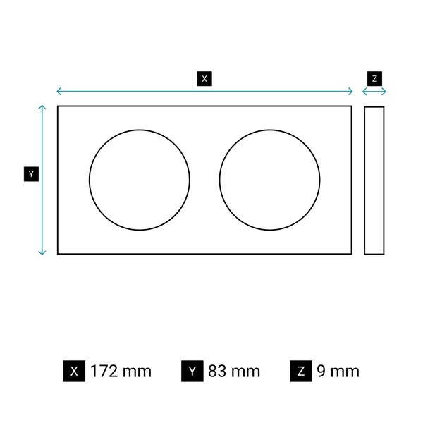 PLATE 2 GANG SATIN NICKEL image 4