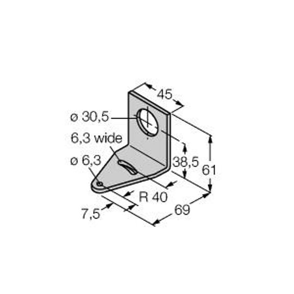 Accessories Mounting Bracket   SMB30A image 1