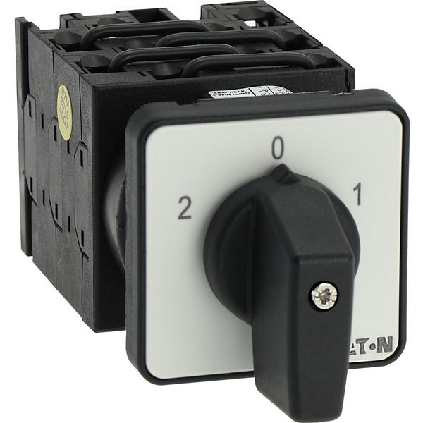 T0-5-89/E Changeoverswitches, T0, 20 A, flush mounting, 5 contact unit(s), Contacts: 9, 60 °, maintained, With 0 (Off) position, 2-0-1, SOND 29, Design number 8 image 21