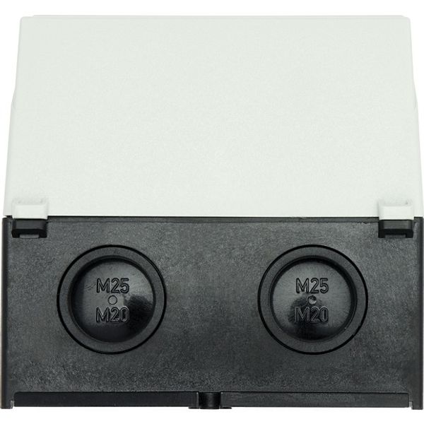 CI-K2H-T0-2-MBS Insulated enclosure CI-K2H, H x W x D = 181 x 100 x 80 mm, for T0-2, hard knockout version, with mounting plate screen image 3