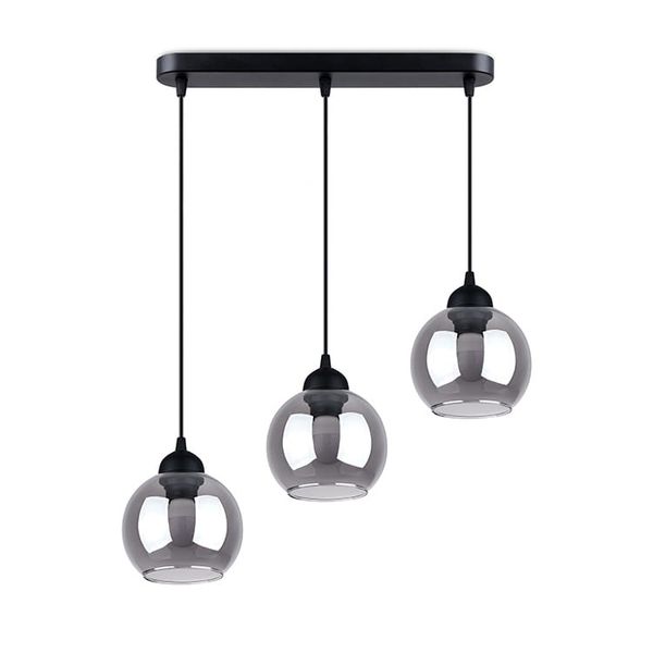 HANGING LAMP ALINO 3 BLACK E27 3X60 IP20 image 1