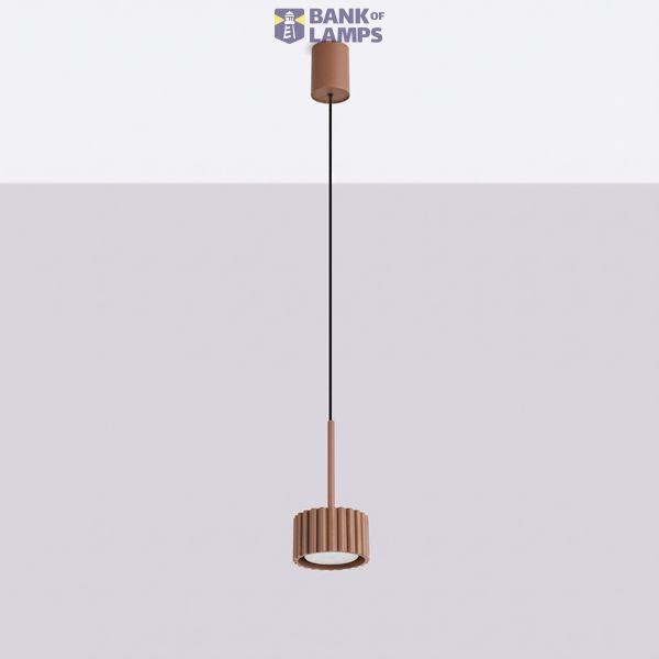 Pendant lamp AURA 1 mocha Gx53 image 5
