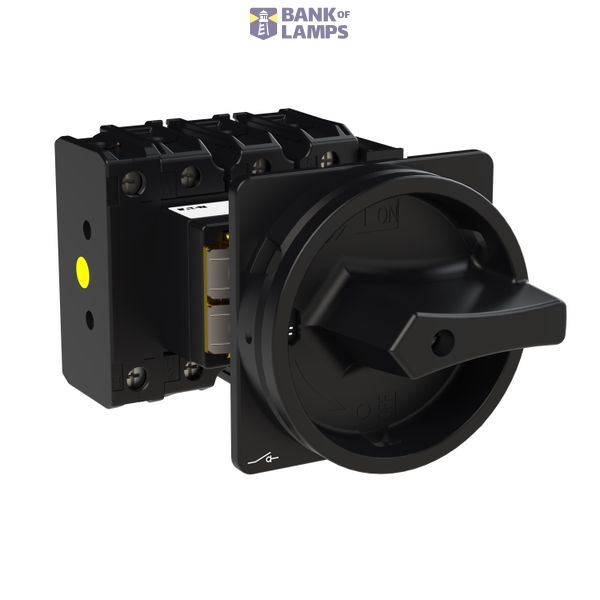 P3 Main switch, 80 A,Rear mounting, 4 pole, Form V/SVB, Black, Door co image 8