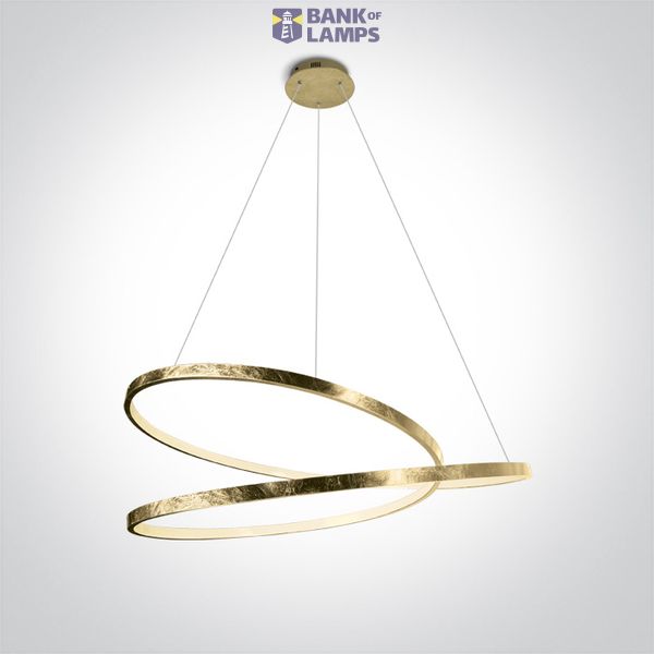 BRASS PENDANT LED 40W WW IP20 230V image 1