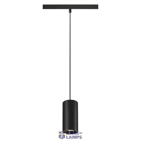 NUMINOS® S 48V TRACK DALI, pendant light, black / chrome, 16W, 1050lm, 3000K, CRI90, 40° image 1