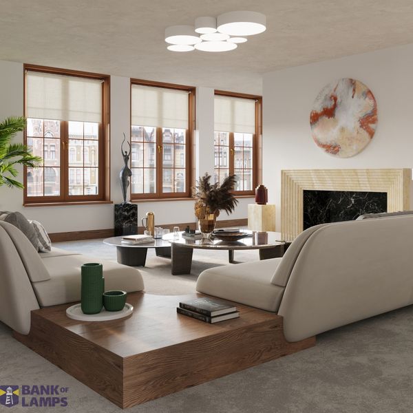 CEILING LAMP ARENA 45 WHITE E27 3X60W IP20 image 8