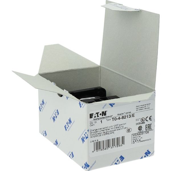 T0-4-8213/E Changeoverswitches, T0, 20 A, flush mounting, 4 contact unit(s), Contacts: 8, 60 °, maintained, With 0 (Off) position, 1-0-2, Design number 8213 image 7