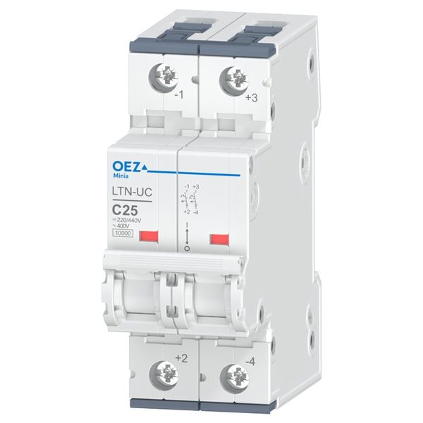 Miniature circuit breaker LTN-UC-25C-2 image 1