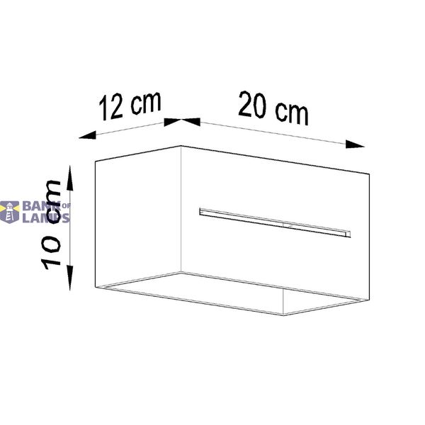 WALL LAMP LOBO MAXI GREY G9 2X40W IP20 image 4