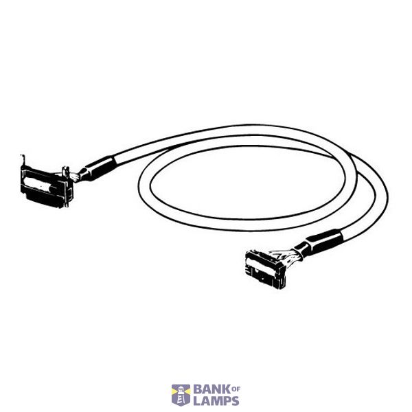 I/O connection cable, FCN24 to MIL20, 3 m XW2Z2004B image 1