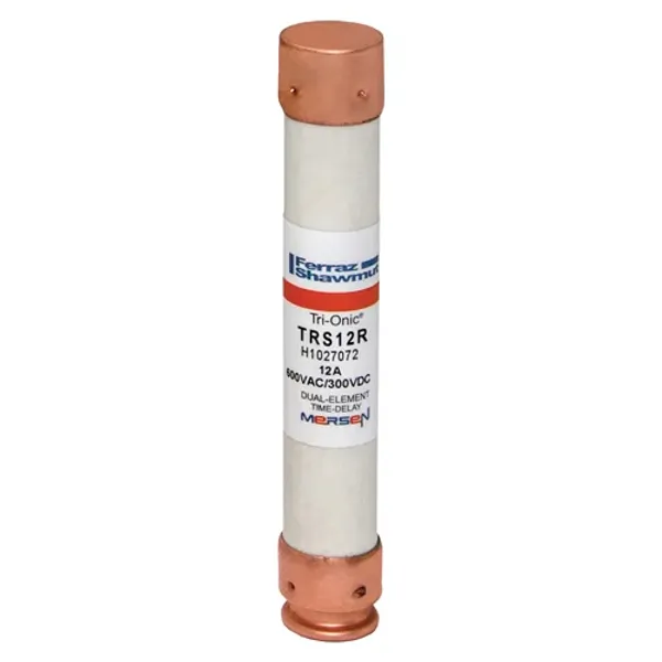 Fuse TRS-R - Class RK5 - Time-Delay 600VAC 600VDC 12A Ferrule image 1