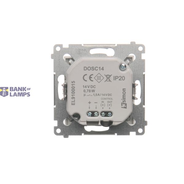 Digital thermostat, graphite mat image 1