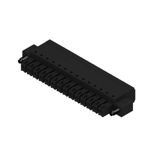 PCB plug-in connector, female plug, 3.81 mm, Number of poles: 14, 180°, PUSH IN with actuator, Clamping range, max. : 1.5 mm², Box image 1