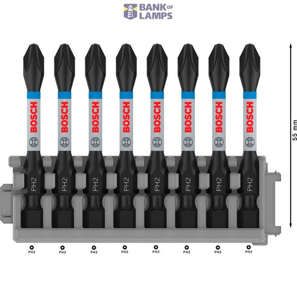 Impact Control Power Bit Pack, 8-piece, 8xPH2 image 2