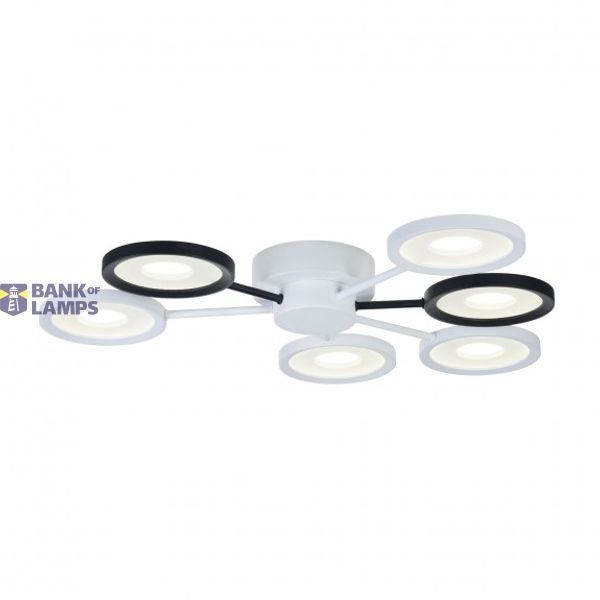 Modern Aprilia Ceiling Lamp Black and White image 4