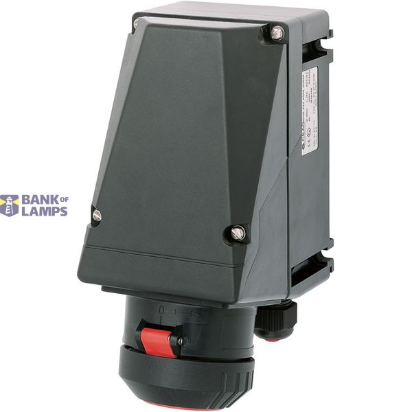 WALL SOCKET 16A-4POL-5H+1S 2SJ25U image 2