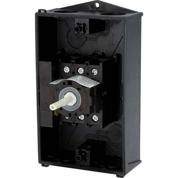 P1-25/I2-SI/HI11-SW Safety switch, P1, 25 A, 3 pole, 1 N/O, 1 N/C, STOP function, With black rotary handle and locking ring, Lockable in position 0 with cover interlock, image 37