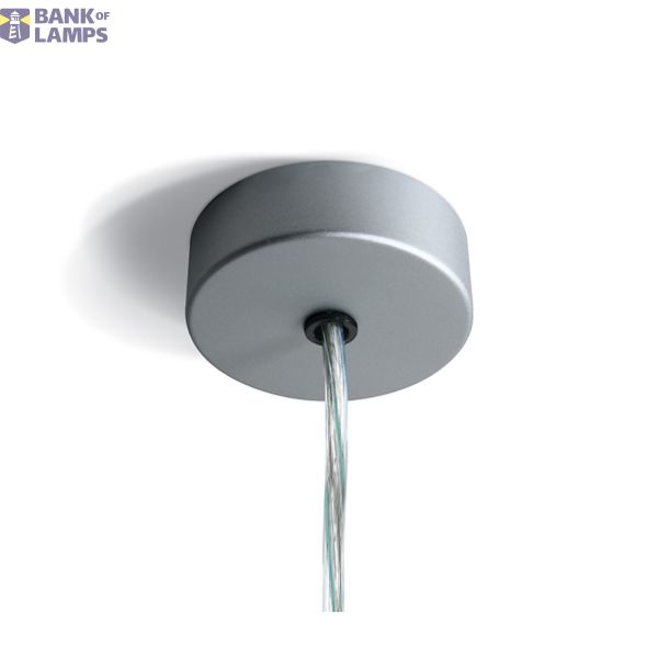 GREY ROUND SUSPENSION BASE FOR PROFILES image 1