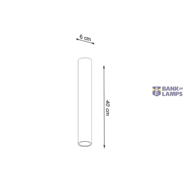 SPOT LAGOS 40 WHITE GU10 1X40W IP20 image 4