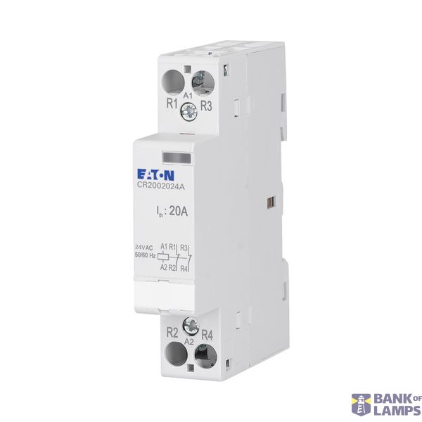 Installation contactor, 20A, 24V AC, 2NC image 1